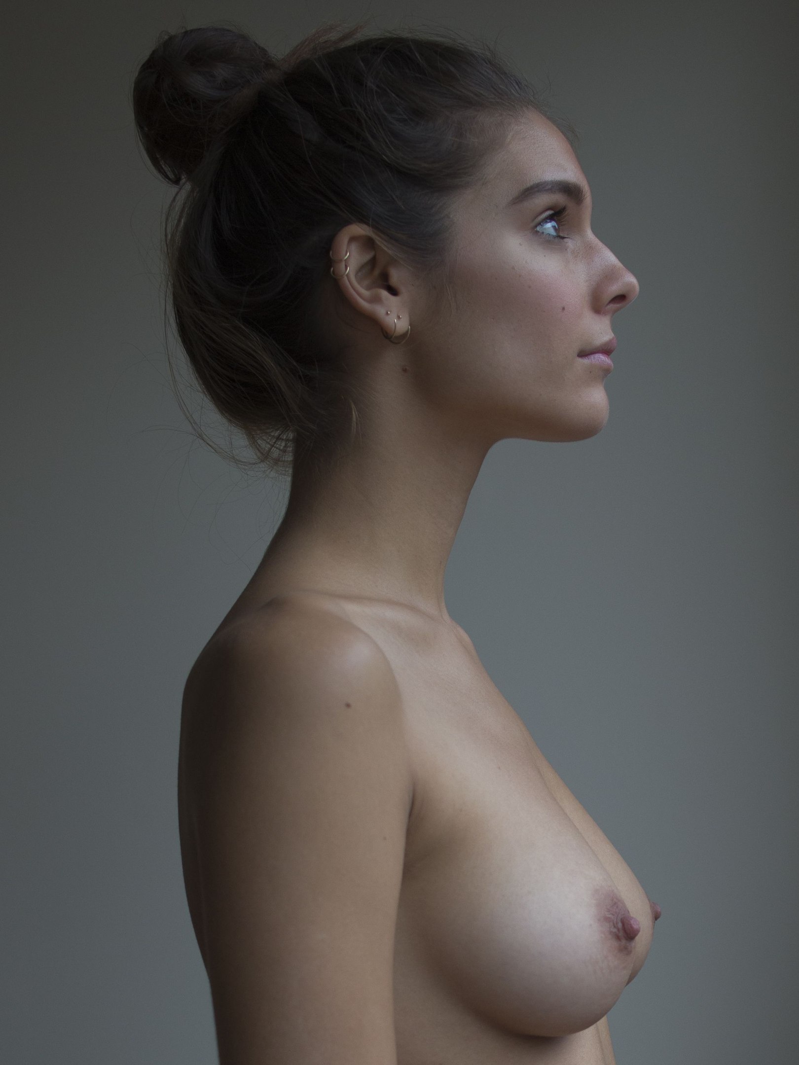 Side boob naked